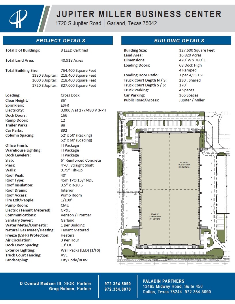 1720 S Jupiter Rd, Garland, TX for sale Typical Floor Plan- Image 1 of 1