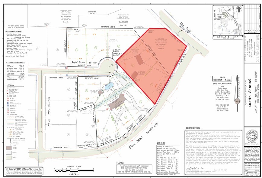 0 Floyd Rd, Mableton, GA à louer - Plan cadastral - Image 3 de 3