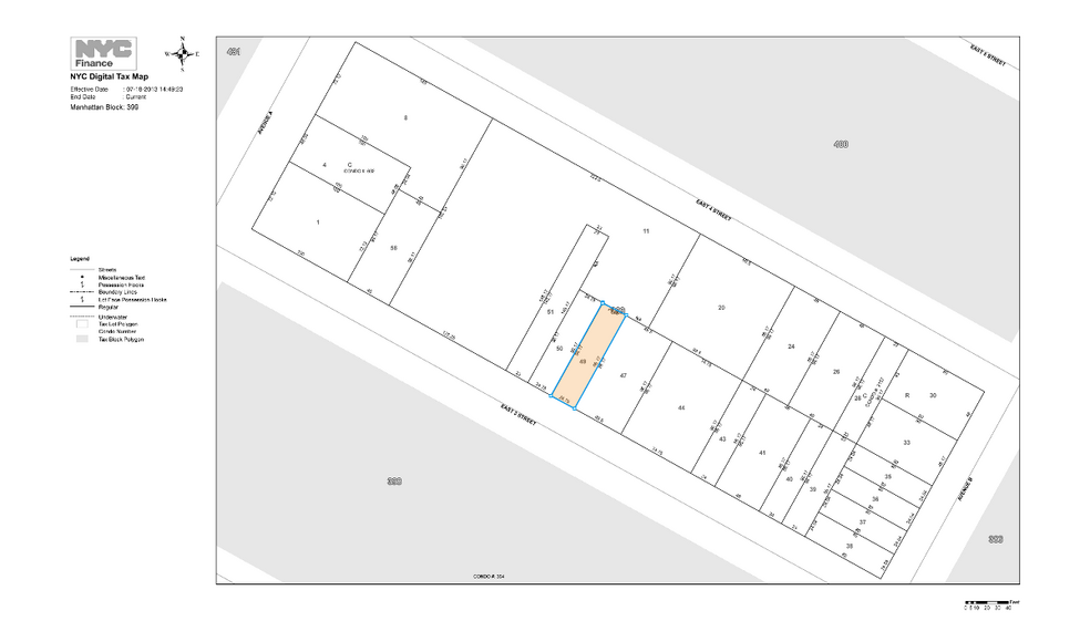 177 E Third St, New York, NY à vendre - Plan cadastral - Image 3 de 3