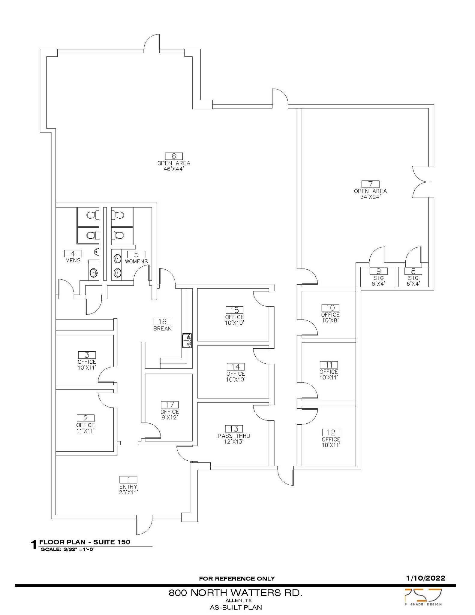 800 N Watters Rd, Allen, TX for lease Floor Plan- Image 1 of 1