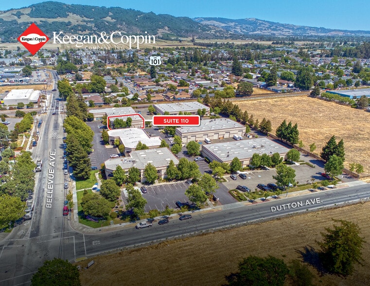 3100 Dutton Ave, Santa Rosa, CA for lease - Aerial - Image 1 of 1