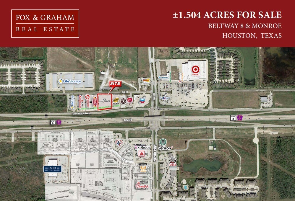 Beltway 8 & Monroe Rd, Houston, TX à vendre Photo du bâtiment- Image 1 de 3