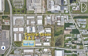 16410 Central Green Blvd, Houston, TX - AERIAL  map view