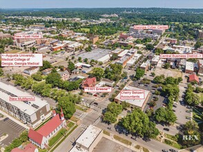 1101 Greene St, Augusta, GA - Aérien  Vue de la carte