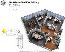 800 Wilcrest Dr, Houston, TX à louer Photo intérieure- Image 1 de 1