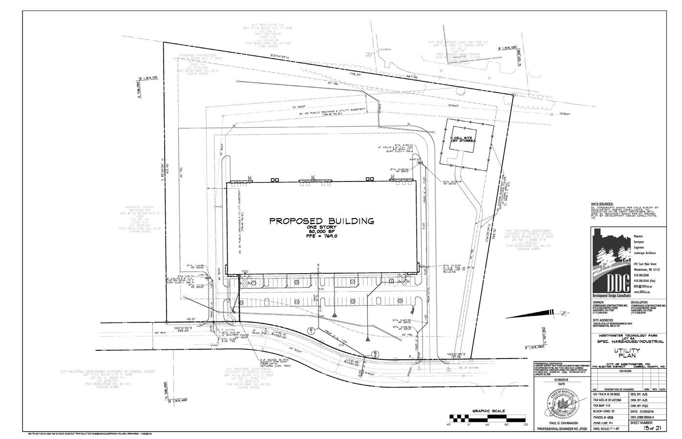 Plan de site