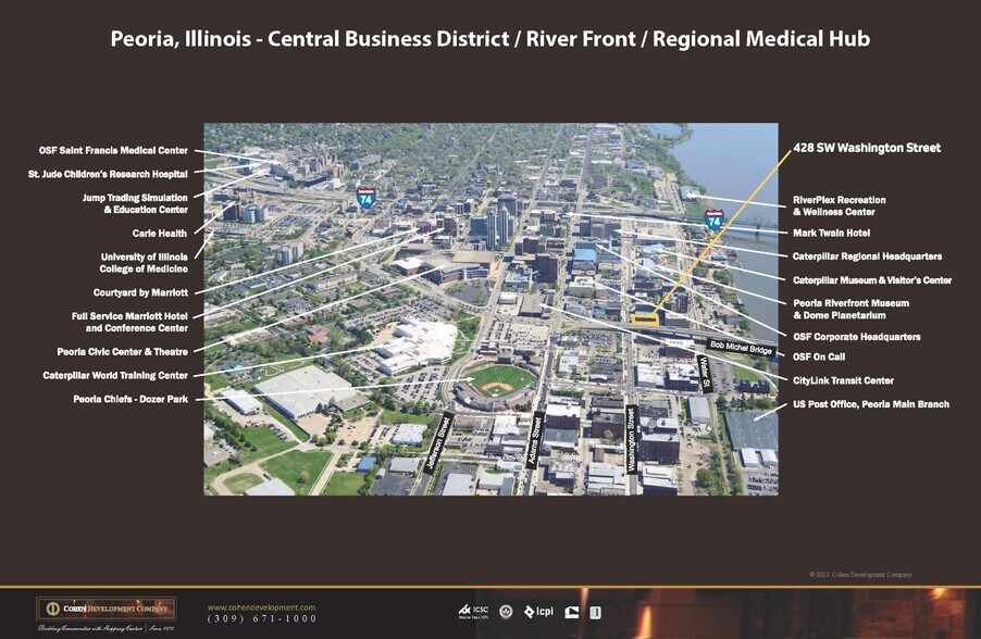 428 SW Washington St, Peoria, IL à louer - Photo du bâtiment - Image 3 de 11