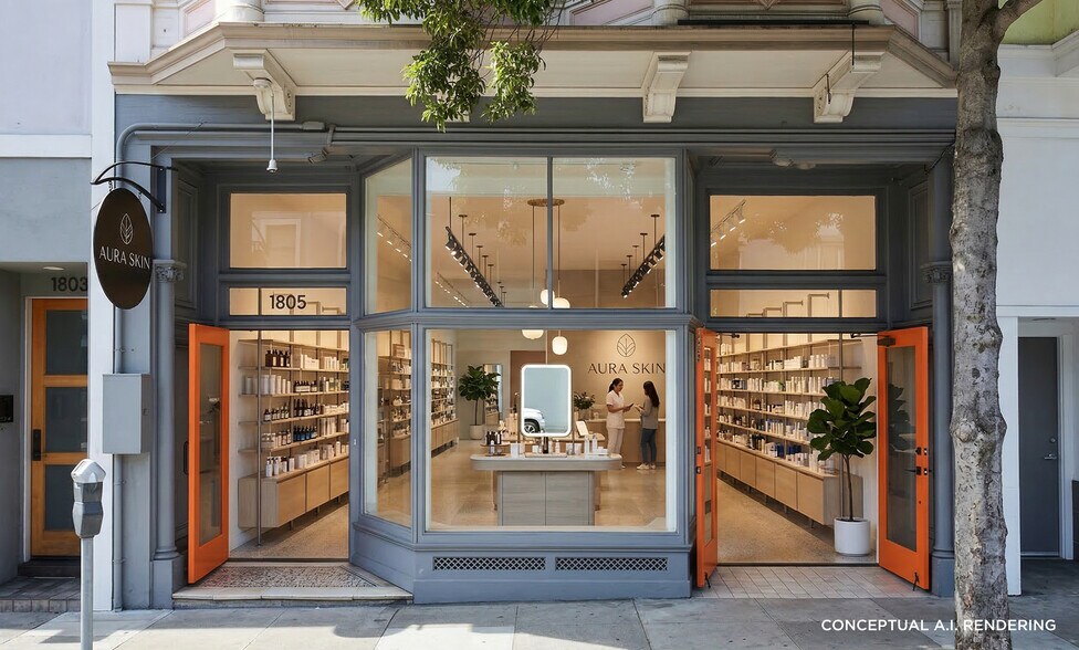 1807 Divisadero St, San Francisco, CA à louer - Photo du bâtiment - Image 3 de 9