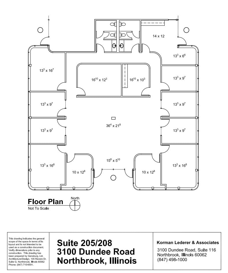 3100 Dundee Rd, Northbrook, IL for lease Floor Plan- Image 1 of 1