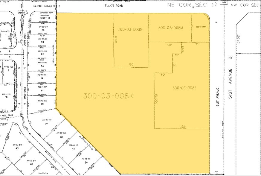 S 51st Ave & W Elliot Rd, Laveen, AZ à vendre - Plan cadastral - Image 2 de 3