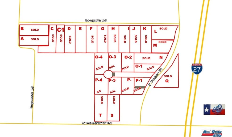 I-27 & S Coulter St, Amarillo, TX à vendre - Plan cadastral - Image 2 de 2