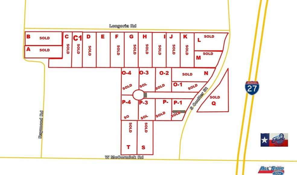 I-27 & S Coulter St, Amarillo, TX for sale - Plat Map - Image 2 of 2