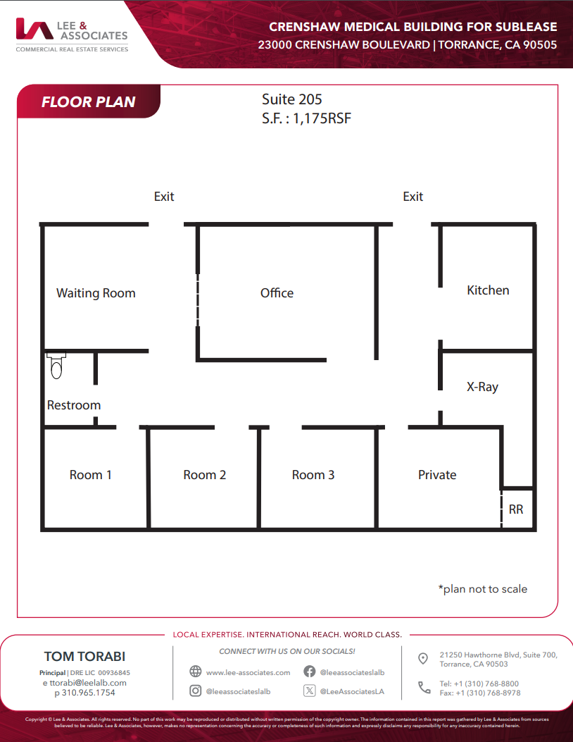 23000 Crenshaw Blvd, Torrance, CA for lease Floor Plan- Image 1 of 1