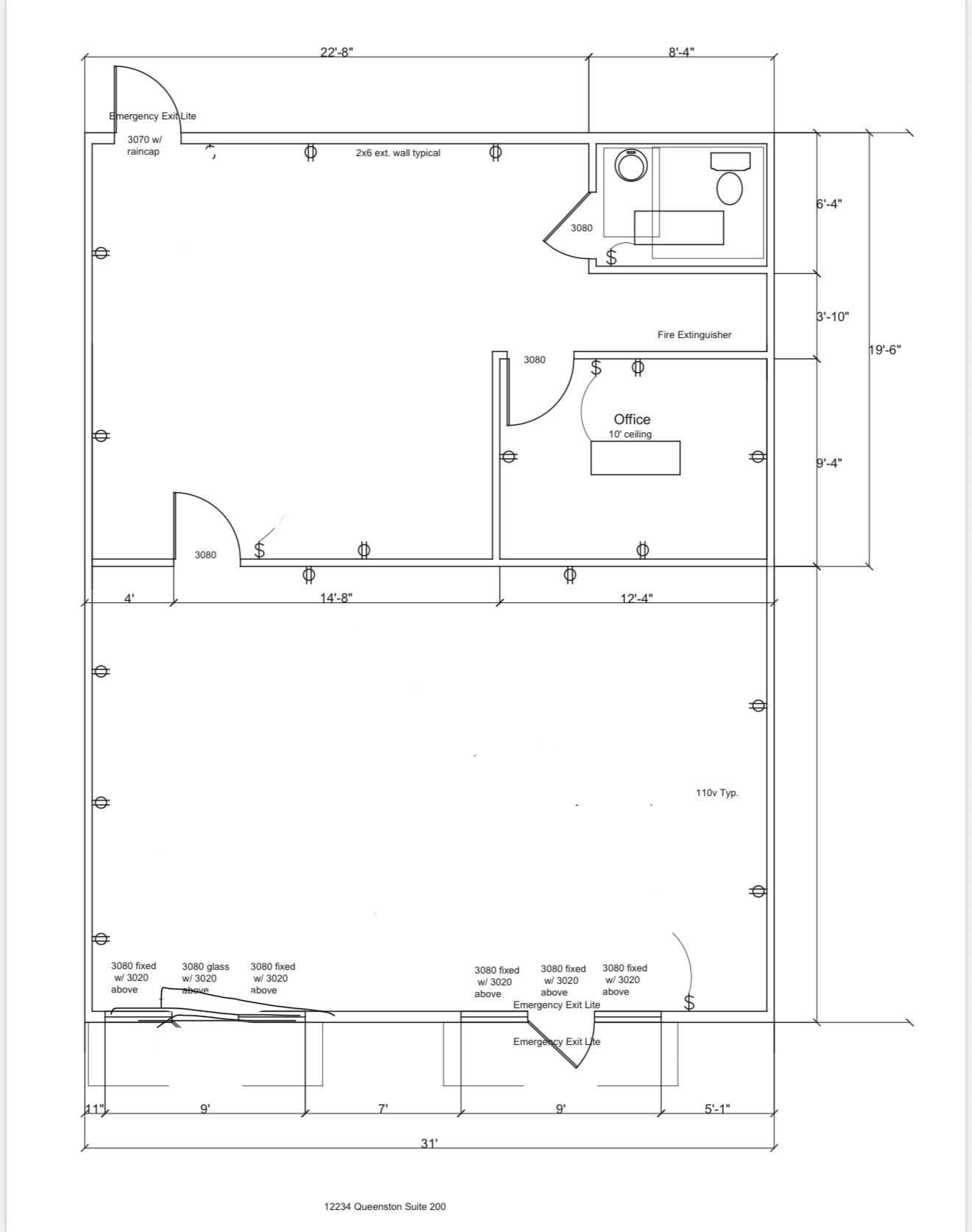 12262 Queenston Blvd, Houston, TX for lease Floor Plan- Image 1 of 4