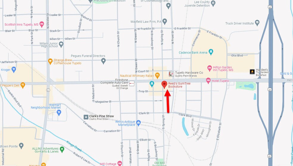 111 S Spring St, Tupelo, MS à louer - Photo du bâtiment - Image 3 de 6