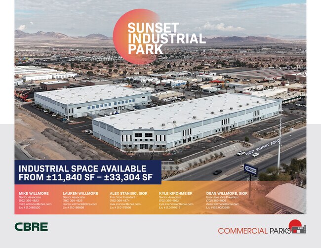 More details for 748 W Sunset Rd, Henderson, NV - Industrial for Lease
