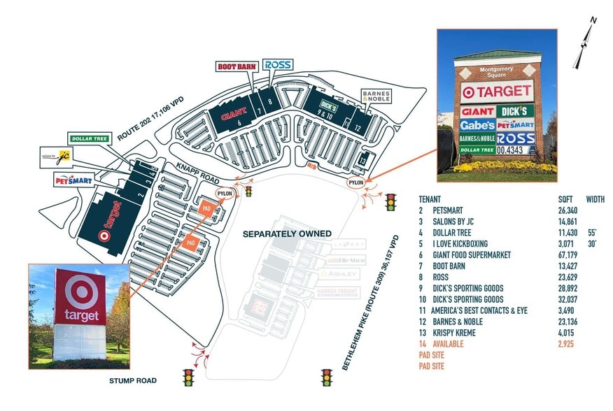 1201-1281 Knapp Rd, North Wales, PA for lease - Site Plan - Image 3 of 10
