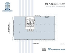 901 15th St NW, Washington, DC à louer Plan d’étage- Image 1 de 2
