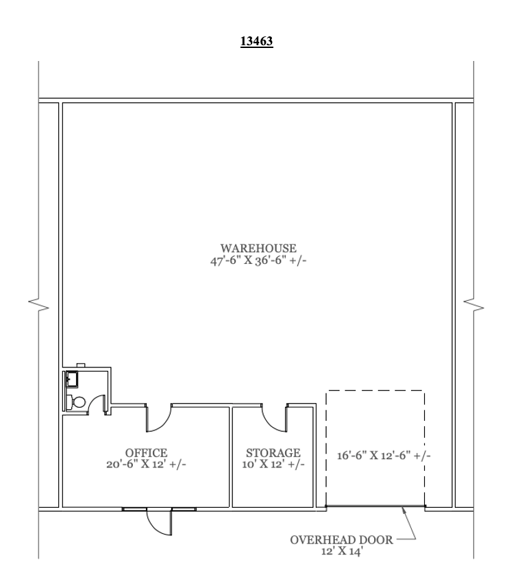 13401-13417 Fondren Rd, Houston, TX for lease Floor Plan- Image 1 of 1