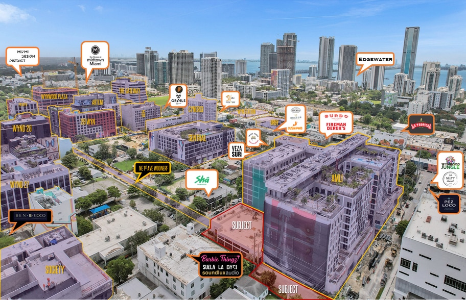 100 NW 25th St, Miami, FL for lease - Aerial - Image 3 of 8