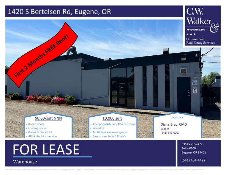 1420 S Bertelsen Rd, Eugene, OR for sale - Building Photo - Image 1 of 1