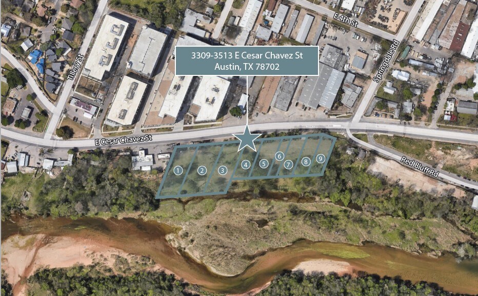 3309-3513 E Cesar Chavez St, Austin, TX à vendre Photo du bâtiment- Image 1 de 3