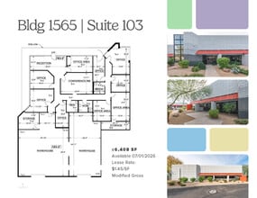 1575 W University Dr, Tempe, AZ à louer Plan d’étage- Image 1 de 1