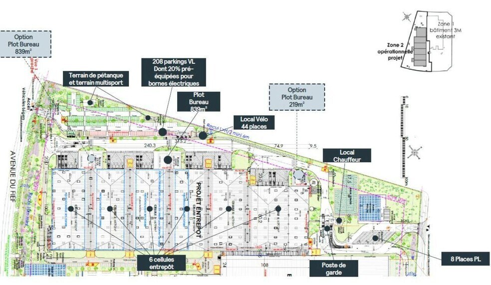 Industrial in SAINT-OUEN-L'AUMONE for lease - Site Plan - Image 3 of 3