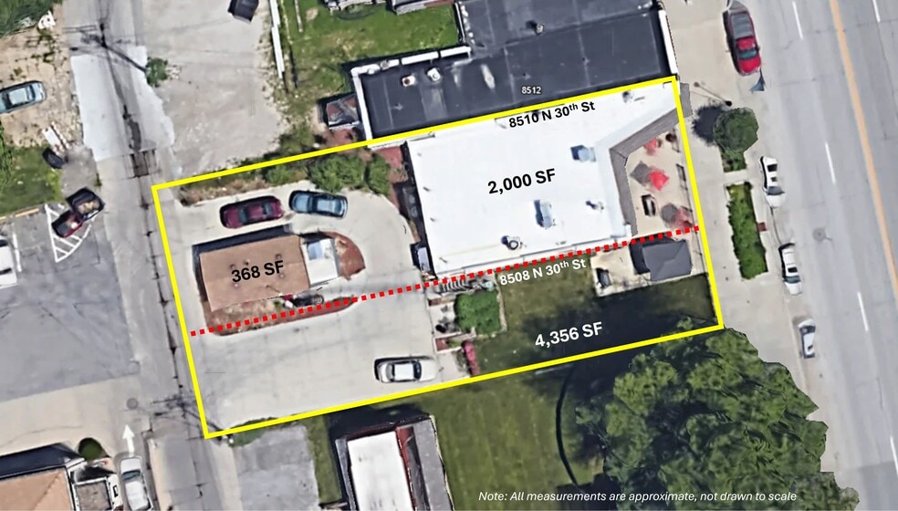 8508-8510 N 30th St, Omaha, NE à vendre - Aérien - Image 3 de 24