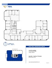 333 5th Ave SW, Calgary, AB à louer Plan d’étage- Image 1 de 1