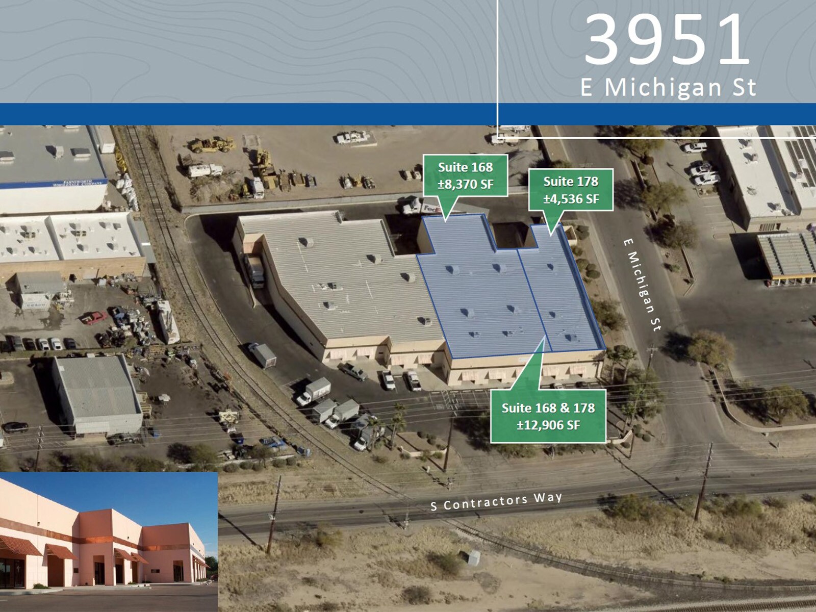 3951 E Michigan St, Tucson, AZ à louer Photo du bâtiment- Image 1 de 5