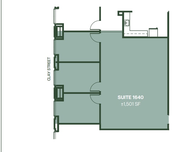 555 12th St, Oakland, CA à louer Plan d’étage- Image 1 de 1