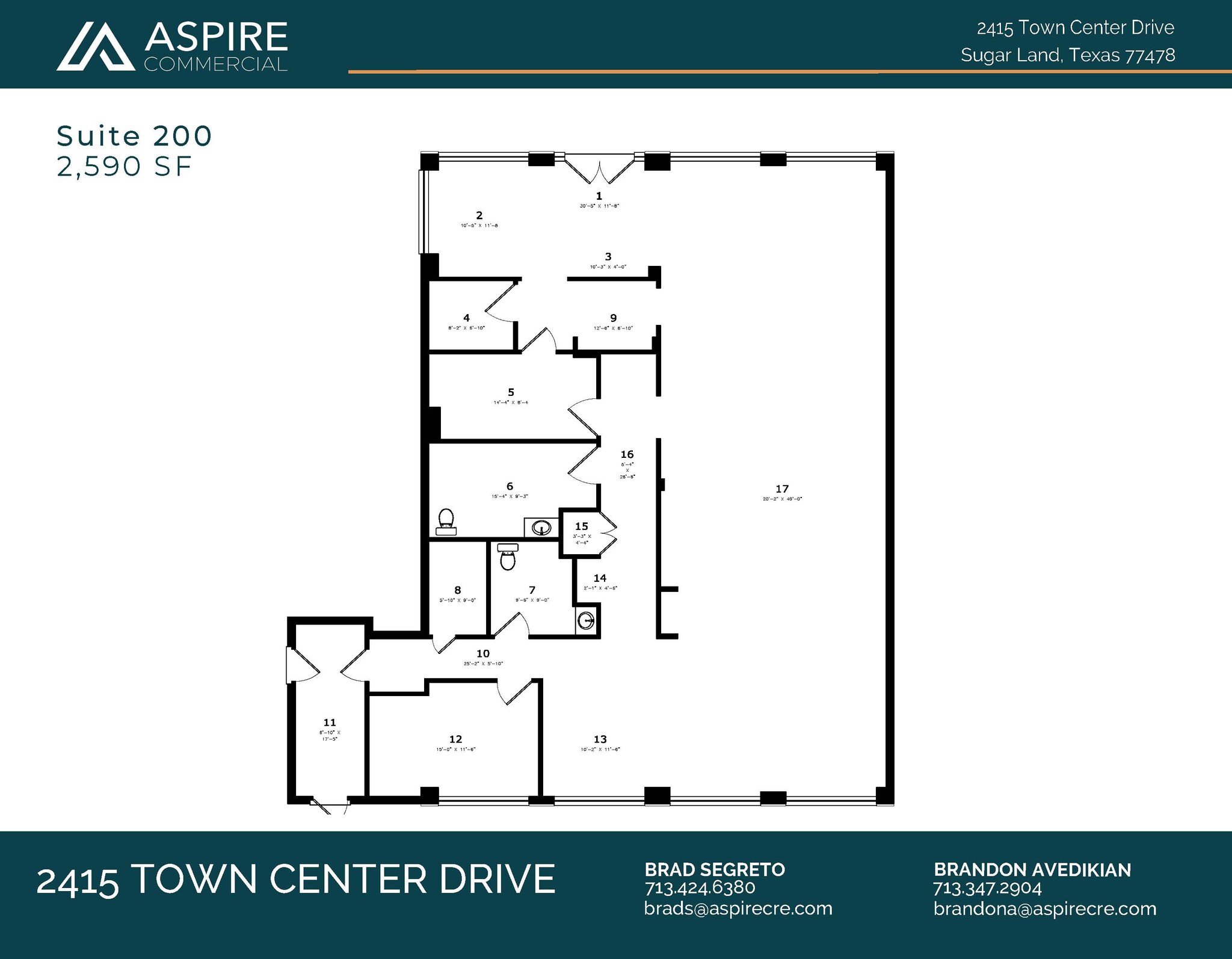 2415 Town Center Dr, Sugar Land, TX for lease Floor Plan- Image 1 of 1