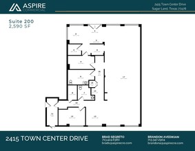 2415 Town Center Dr, Sugar Land, TX for lease Floor Plan- Image 1 of 1