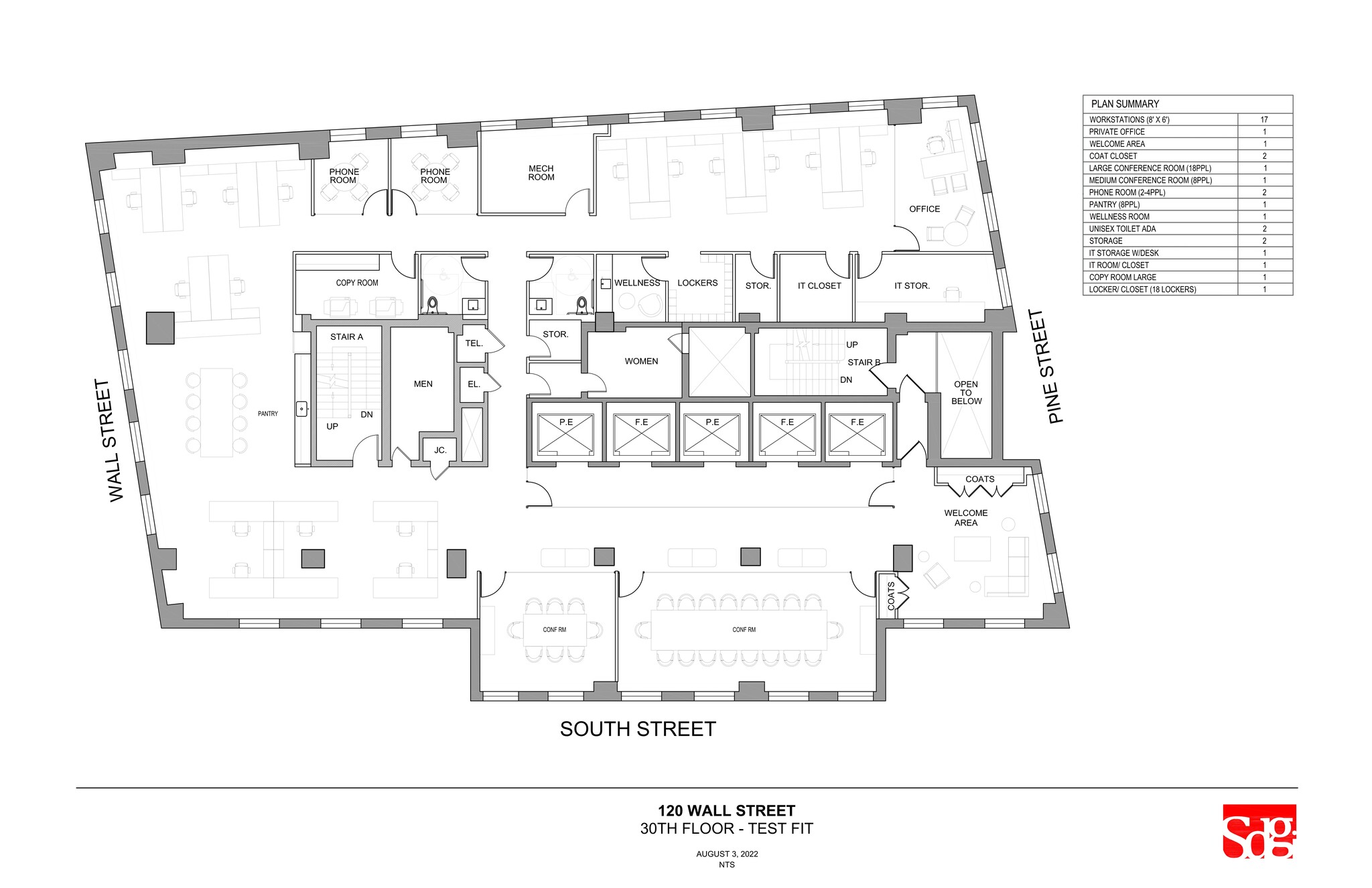 120 Wall St, New York, NY à louer Plan de site- Image 1 de 5