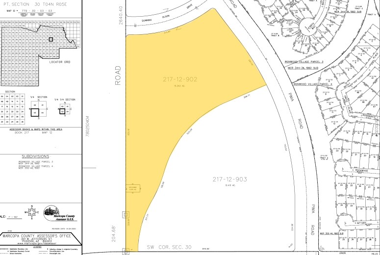 18940 N Pima Rd, Scottsdale, AZ à louer - Plan cadastral - Image 2 de 6