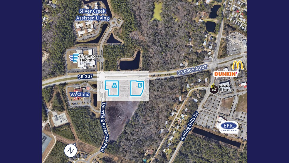 Sr-207, Saint Augustine, FL for lease - Aerial - Image 2 of 2