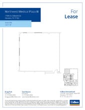 800 Peakwood Dr, Houston, TX à louer Plan d’étage- Image 1 de 1
