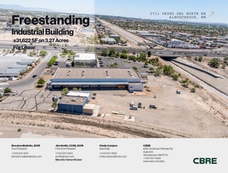 Plus de détails pour 3711 Paseo del Norte NE, Albuquerque, NM - Industriel à louer