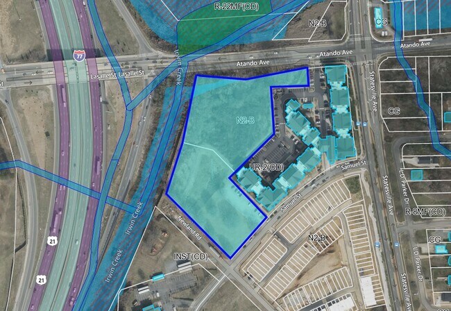 Plus de détails pour 1403 Samuel St, Charlotte, NC - Terrain à vendre