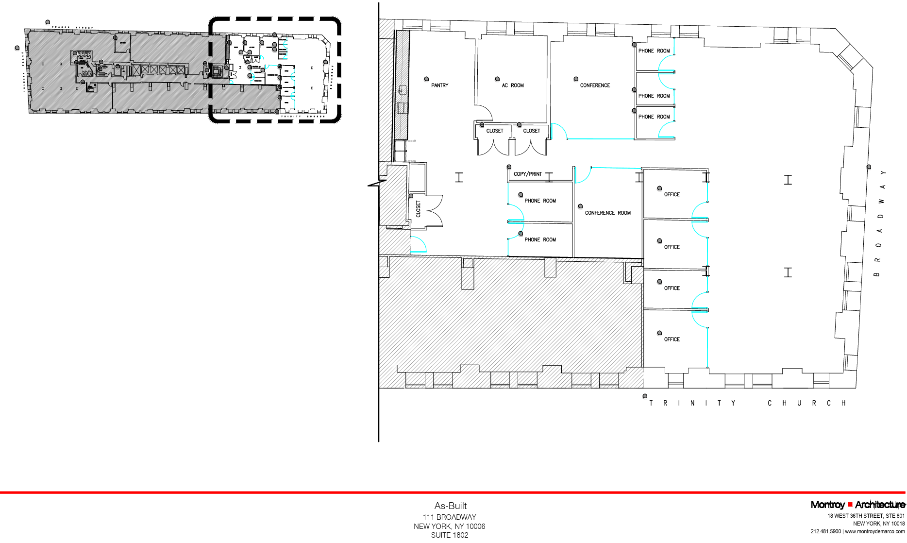 111 Broadway, New York, NY à louer Plan d’étage- Image 1 de 1