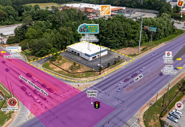 Plus de détails pour 7110 Highway 85, Riverdale, GA - Commerce de détail à vendre