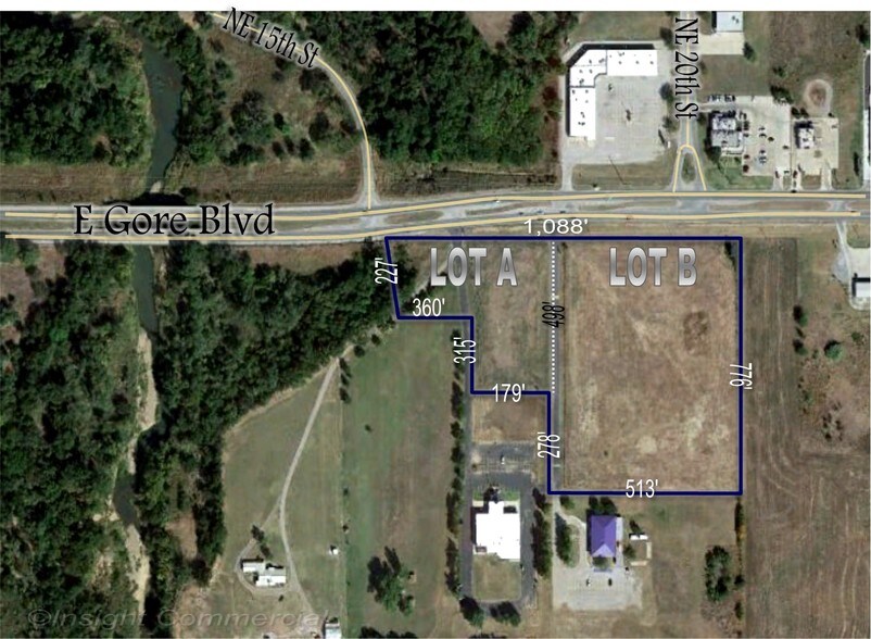 1601 E Gore Blvd, Lawton, OK à vendre - Aérien - Image 2 de 2