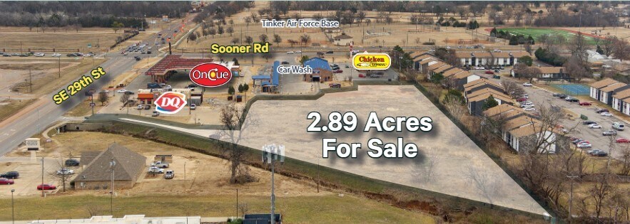 SE 29th St & Sooner Rd, Del City, OK à vendre Photo du bâtiment- Image 1 de 3
