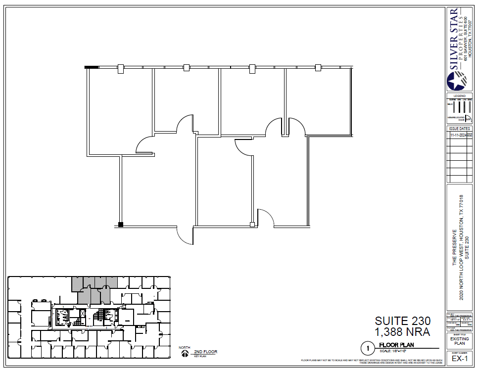 2000 N Loop Fwy W, Houston, TX à louer Plan d  tage- Image 1 de 1