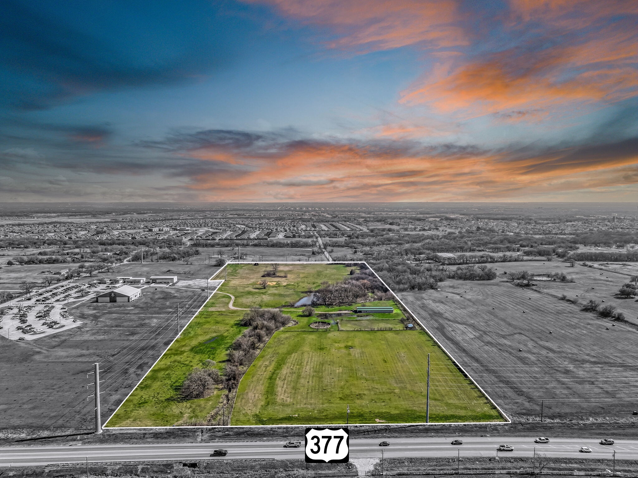 TBD Highway 377, Aubrey, TX à vendre Aérien- Image 1 de 19
