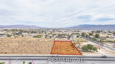 11695 Hesperia Rd, Hesperia, CA - Aérien Vue de la carte - Image1