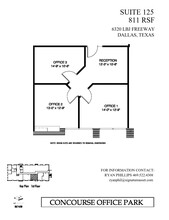 6350 LBJ Fwy, Dallas, TX for lease Floor Plan- Image 2 of 2