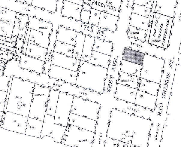 1611 West Ave, Austin, TX à louer - Plan cadastral - Image 3 de 20