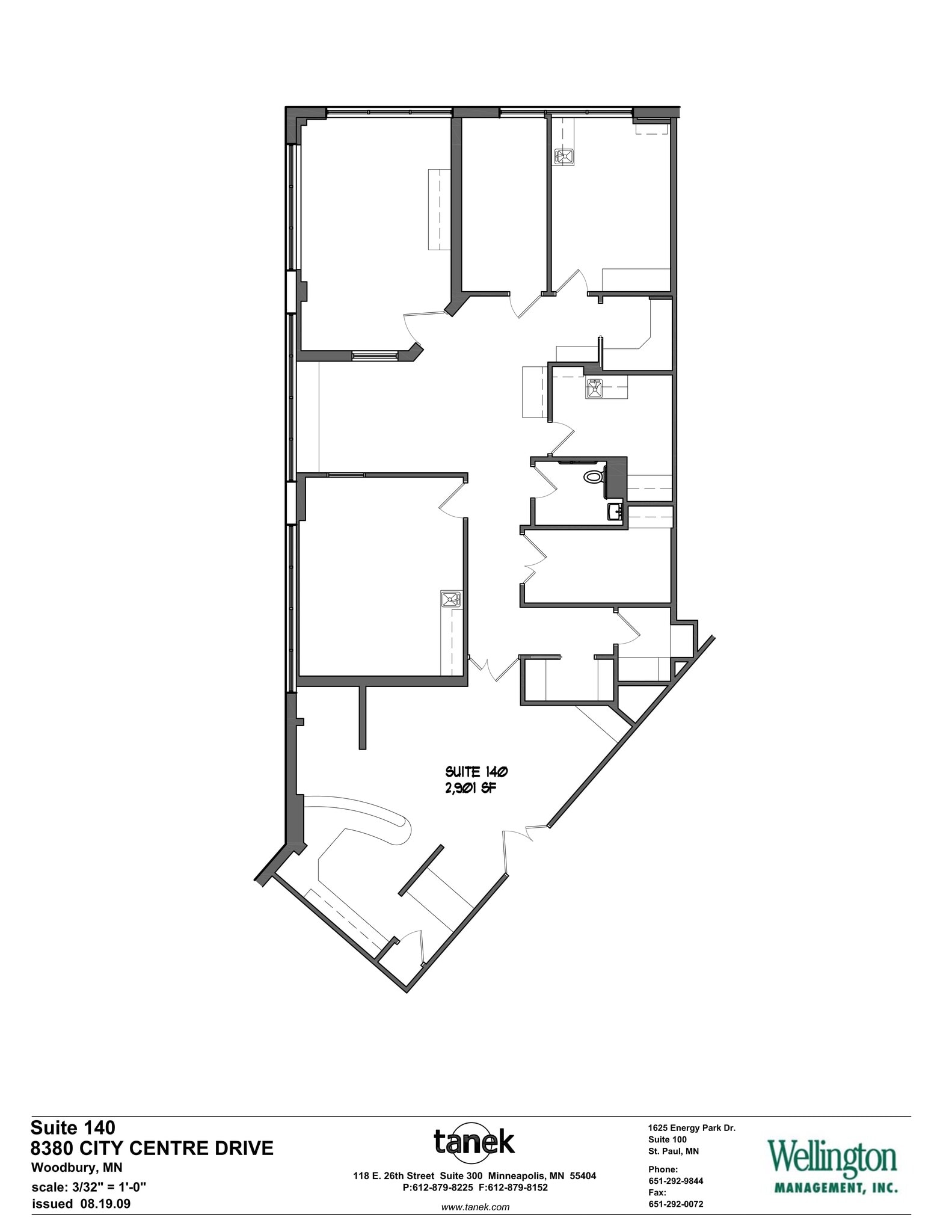 8380 City Centre Dr, Woodbury, MN à louer Plan de site- Image 1 de 2
